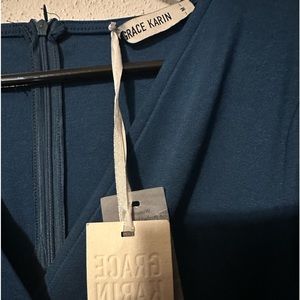 Blue Grace Karin half sequence dress size medium